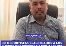MOQUEGUA: 88 DEPORTISTAS CLASIFICADOS A LOS JUEGOS DEPORTIVOS NACIONALES IPD 2025