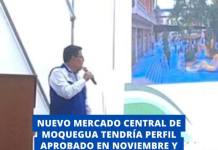 NUEVO MERCADO CENTRAL DE MOQUEGUA TENDRÍA PERFIL APROBADO EN NOVIEMBRE Y EXPEDIENTE TÉCNICO EN 2026