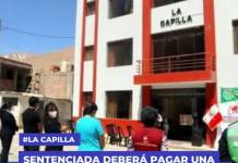 MOQUEGUA | SENTENCIADA DEBERÁ PAGAR UNA REPARACIÓN CIVIL DE S/2500.00 SOLES