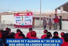 COLEGIO FE Y ALEGRÍA N.° 52 DE ILO: DOS AÑOS DE LOGROS GRACIAS A OBRAS POR IMPUESTOS
