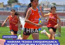 MARIANA TEJADA CHOQUEHUANCA: TALENTO, DISCIPLINA Y CORAZÓN QUE LLEVAN A MOQUEGUA AL PODIO