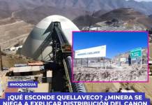 ¡QUÉ ESCONDE QUELLAVECO? ¿MINERA SE NIEGA A EXPLICAR DISTRIBUCIÓN DEL CANON Y DESATA IRA EN MOQUEGUA?