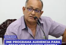 JNE PROGRAMA AUDIENCIA PARA RESOLVER VACANCIA CONTRA REGIDOR NICOLÁS SÁENZ PASCUAL JNE PROGRAMA AUDIENCIA PARA RESOLVER VACANCIA CONTRA REGIDOR NICOLÁS SÁENZ PASCUAL