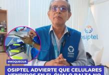 OSIPTEL ADVIERTE QUE CELULARES VENDIDOS EN EL ÓVALO BALTA NO SON CONFIABLES OSIPTEL ADVIERTE QUE CELULARES VENDIDOS EN EL ÓVALO BALTA NO SON CONFIABLES