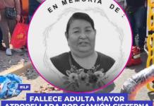 FALLECE ADULTA MAYOR ATROPELLADA POR CAMIÓN CISTERNA EN PAMPA INALÁMBRICA FALLECE ADULTA MAYOR ATROPELLADA POR CAMIÓN CISTERNA EN PAMPA INALÁMBRICA