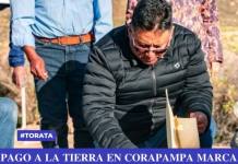 TORATA: PAGO A LA TIERRA EN CORAPAMPA MARCA INICIO DE PROYECTO EMBLEMÁTICO TORATA: PAGO A LA TIERRA EN CORAPAMPA MARCA INICIO DE PROYECTO EMBLEMÁTICO