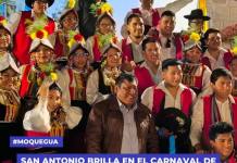 MOQUEGUA: SAN ANTONIO BRILLA EN EL CARNAVAL DE CUCHUMBAYA Y EN EL DÍA MUNDIAL DEL TURISMO