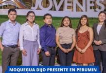 MOQUEGUA DIJO PRESENTE EN PERUMIN 37 CON JÓVENES BECARIOS DEL PRONABEC