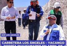 CARRETERA LOS ÁNGELES – YACANGO PODRÍA INAUGURARSE EN ABRIL DE 2026