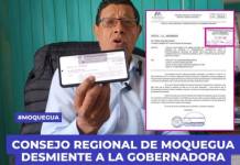CONSEJO REGIONAL DE MOQUEGUA DESMIENTE A LA GOBERNADORA SOBRE INGRESO DE EXPEDIENTE DE VIVIENDA.