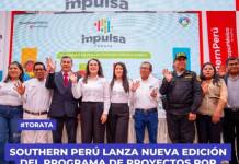 SOUTHERN PERÚ LANZA NUEVA EDICIÓN DEL PROGRAMA DE PROYECTOS POR CONVOCATORIA “IMPULSA TORATA”