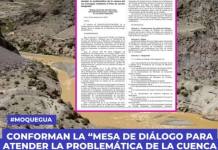 CONFORMAN LA “MESA DE DIÁLOGO PARA ATENDER LA PROBLEMÁTICA DE LA CUENCA DEL RÍO CORALAQUE MEDIANTE EL PLAN DE ACCIÓN INTEGRADO”