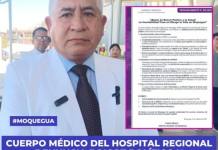 CUERPO MÉDICO DEL HOSPITAL REGIONAL DENUNCIA BOICOT POLÍTICO Y RESPONSABILIZA AL GOBIERNO REGIONAL