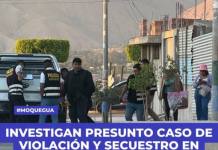 INVESTIGAN PRESUNTO CASO DE VIOLACIÓN Y SECUESTRO EN CHEN CHEN