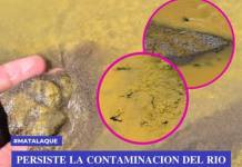 PERSISTE LA CONTAMINACIÓN DEL RIO TAMBO, UNA SITUACIÓN QUE NO CESA