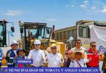 MUNICIPALIDAD DE TORATA Y ANGLO AMERICAN QUELLAVECO INICIAN MANTENIMIENTO DEL CAMINO VECINAL TUMILACA - COSCORE