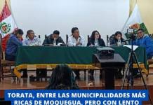 TORATA, ENTRE LAS MUNICIPALIDADES MÁS RICAS DE MOQUEGUA, PERO CON LENTO AVANCE EN OBRAS