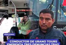 CONDUCTOR DE URANO TOURS ENFRENTA TRES DENUNCIAS TRAS COBRAR PASAJE A SUBOFICIAL PNP