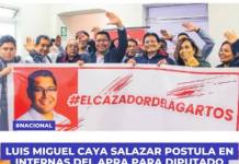 LUIS MIGUEL CAYA SALAZAR POSTULA EN INTERNAS DEL APRA PARA DIPUTADO POR LIMA