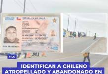 IDENTIFICAN A CHILENO ATROPELLADO Y ABANDONADO EN LA COSTANERA SUR.