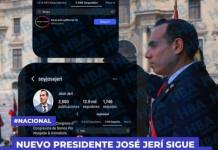 NUEVO PRESIDENTE JOSÉ JERÍ SIGUE CUENTAS P0RN0GRÁFICAS EN INSTAGRAM Y USUARIOS LE EXIGEN EXPLICACIONES