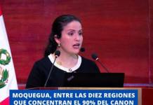 MOQUEGUA, ENTRE LAS DIEZ REGIONES QUE CONCENTRAN EL 90% DEL CANON MINERO EN EL PAÍS