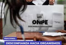 DESCONFIANZA HACIA ORGANISMOS ELECTORALES SUBE DE 63 % A 77 % A POCOS MESES DE LAS ELECCIONES 2026