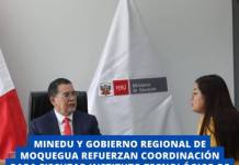 MINEDU Y GOBIERNO REGIONAL DE MOQUEGUA REFUERZAN COORDINACIÓN PARA EJECUTAR INSTITUTO TECNOLÓGICO DE OMATE MEDIANTE OBRAS POR IMPUESTOS