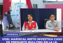 UGEL MARISCAL NIETO INVESTIGA CASO DE PRESUNTO BULLYING EN LA I.E. FERNANDO BELAUNDE TERRY