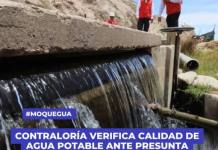 CONTRALORÍA VERIFICA CALIDAD DE AGUA POTABLE ANTE PRESUNTA CONTAMINACIÓN EN MOQUEGUA