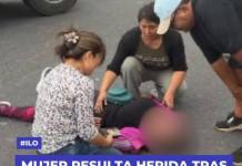 MUJER RESULTA HERIDA TRAS SER ATROPELLADA EN ALTO ILO