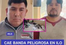 CAE BANDA PELIGROSA EN ILO CUANDO HUIAN A TACNA