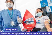 ESSALUD MOQUEGUA PARTICIPA EN COLECTA VOLUNTARIA DE SANGRE