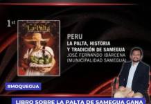 LIBRO SOBRE LA PALTA DE SAMEGUA GANA EL PRIMER PUESTO COMO EL MEJOR LIBRO DEL MUNDO EN SU CATEGORÍA