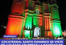 COCATEDRAL SANTO DOMINGO SE VISTE DE LUZ PARA CELEBRAR LA NAVIDAD EN MOQUEGUA