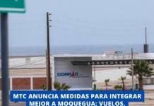 MTC ANUNCIA MEDIDAS PARA INTEGRAR MEJOR A MOQUEGUA: VUELOS, CARRETERAS Y PUERTO DE ILO