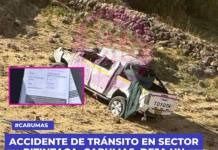 ACCIDENTE DE TRÁNSITO EN SECTOR PITINTACA, CARUMAS, DEJA UN FALLECIDO