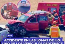 ACCIDENTE EN LAS LOMAS DE ILO: UNO DE LOS VEHÍCULOS PERTENECE A DOCENTE DE LA I.E. RAFAEL DÍAZ