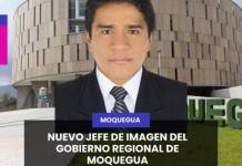 NUEVO JEFE DE IMAGEN DEL GOBIERNO REGIONAL DE MOQUEGUA