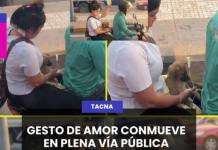 TACNA | GESTO DE AMOR CONMUEVE EN PLENA VÍA PÚBLICA