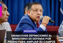 MOQUEGUA: UNAM EXIGE DEFINICIONES AL MINISTERIO DE DEFENSA POR PREDIO PARA AMPLIAR SU CAMPUS