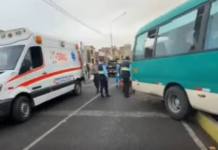 FUERTE ACCIDENTE DE TRÁNSITO DEJA DOS HERIDOS EN LA AV. ANDRÉS AVELINO CÁCERES