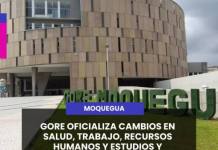 GORE OFICIALIZA CAMBIOS EN SALUD, TRABAJO, RECURSOS HUMANOS Y ESTUDIOS Y PROYECTOS