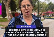 SOCIEDAD CIVIL EXIGE NORMA DE EXCEPCIÓN Y ACCIONES CONCRETAS POR CONTAMINACIÓN EN CUENCA DEL CORALAQUE