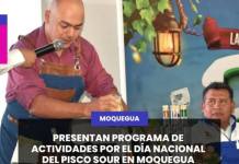 PRESENTAN PROGRAMA DE ACTIVIDADES POR EL DÍA NACIONAL DEL PISCO SOUR EN MOQUEGUA