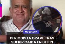 PERIODISTA GRAVE TRAS SUFRIR CAIDA EN BARRIO BELEN
