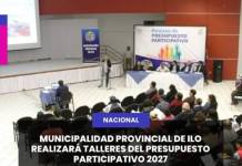 MUNICIPALIDAD PROVINCIAL DE ILO REALIZARÁ TALLERES DEL PRESUPUESTO PARTICIPATIVO 2027