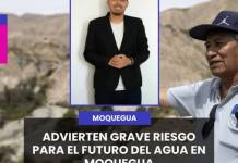 REPRESA ASANA: ADVIERTEN GRAVE RIESGO PARA EL FUTURO DEL AGUA EN MOQUEGUA