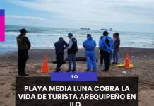 PLAYA MEDIA LUNA COBRA LA VIDA DE TURISTA AREQUIPEÑO EN ILO.