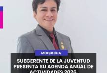 SUBGERENTE DE LA JUVENTUD PRESENTA SU AGENDA ANUAL DE ACTIVIDADES 2026